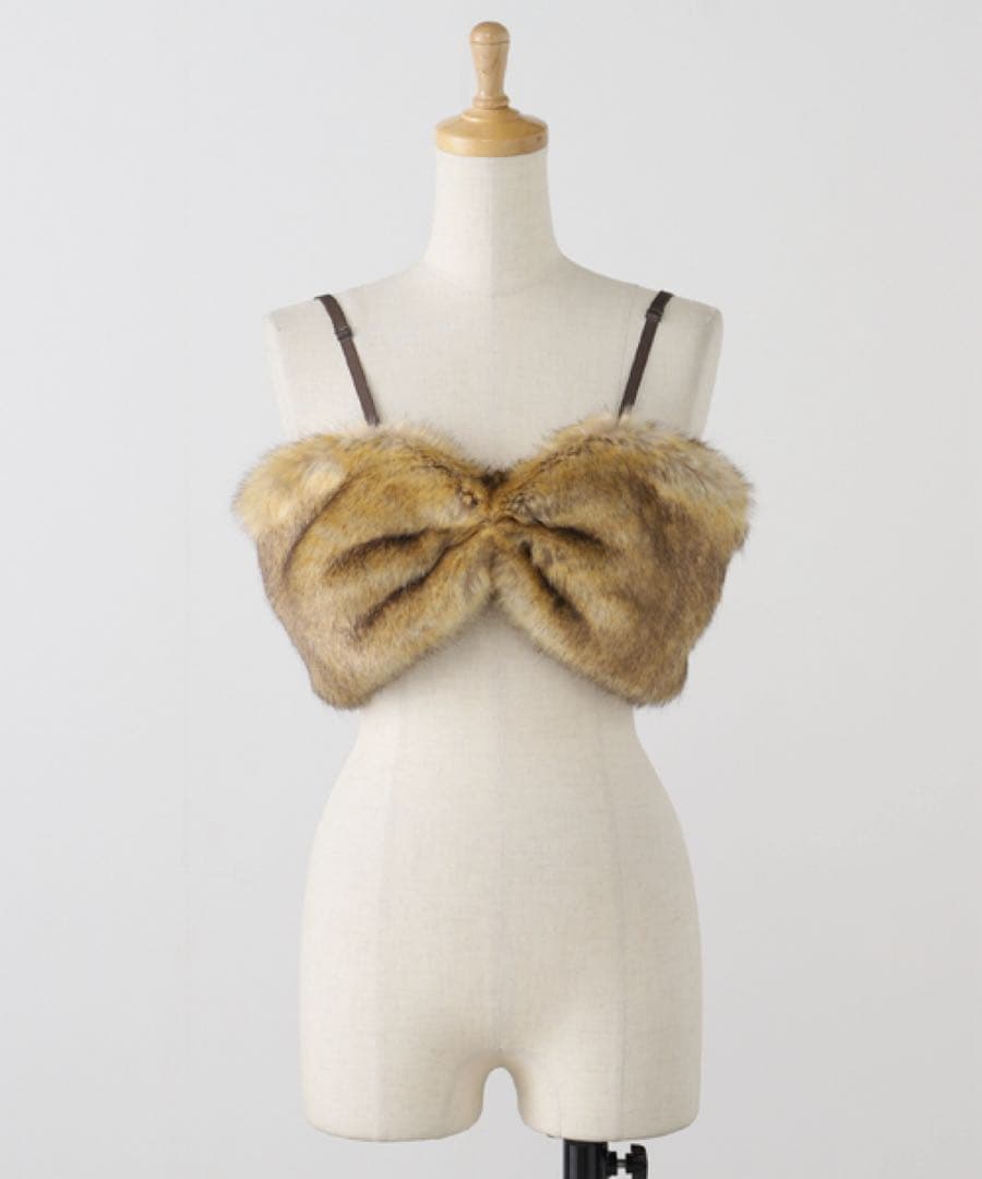 トップス FUMIE TANAKA animal far bustier
