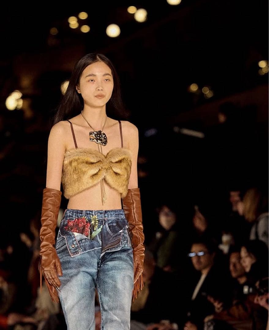 トップス FUMIE TANAKA animal far bustier