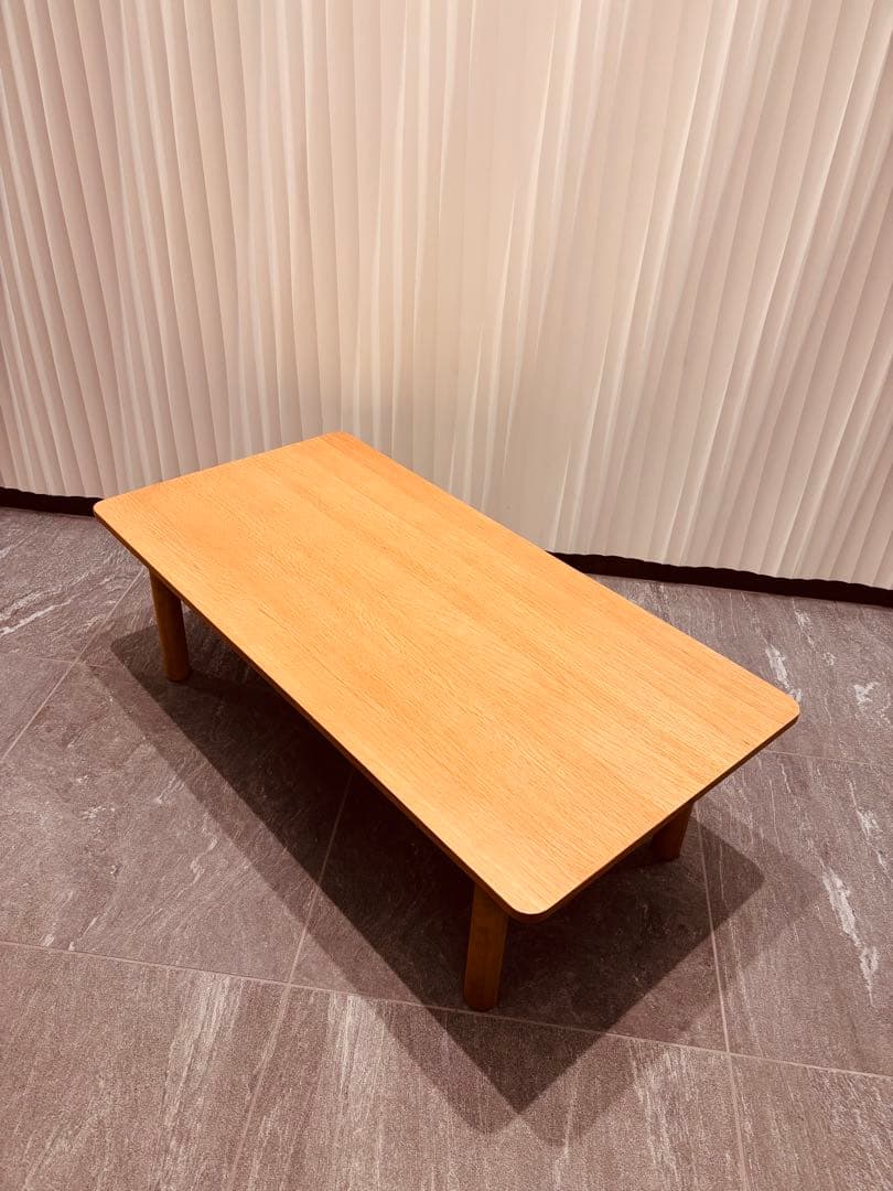 ☘️送料込⭐️美品⭐️廃盤希少⭐️無印良品⭐️木製ローテーブル⭐️オーク材