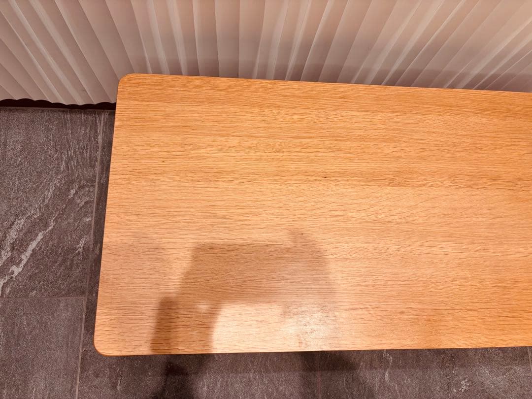 ☘️送料込⭐️美品⭐️廃盤希少⭐️無印良品⭐️木製ローテーブル⭐️オーク材