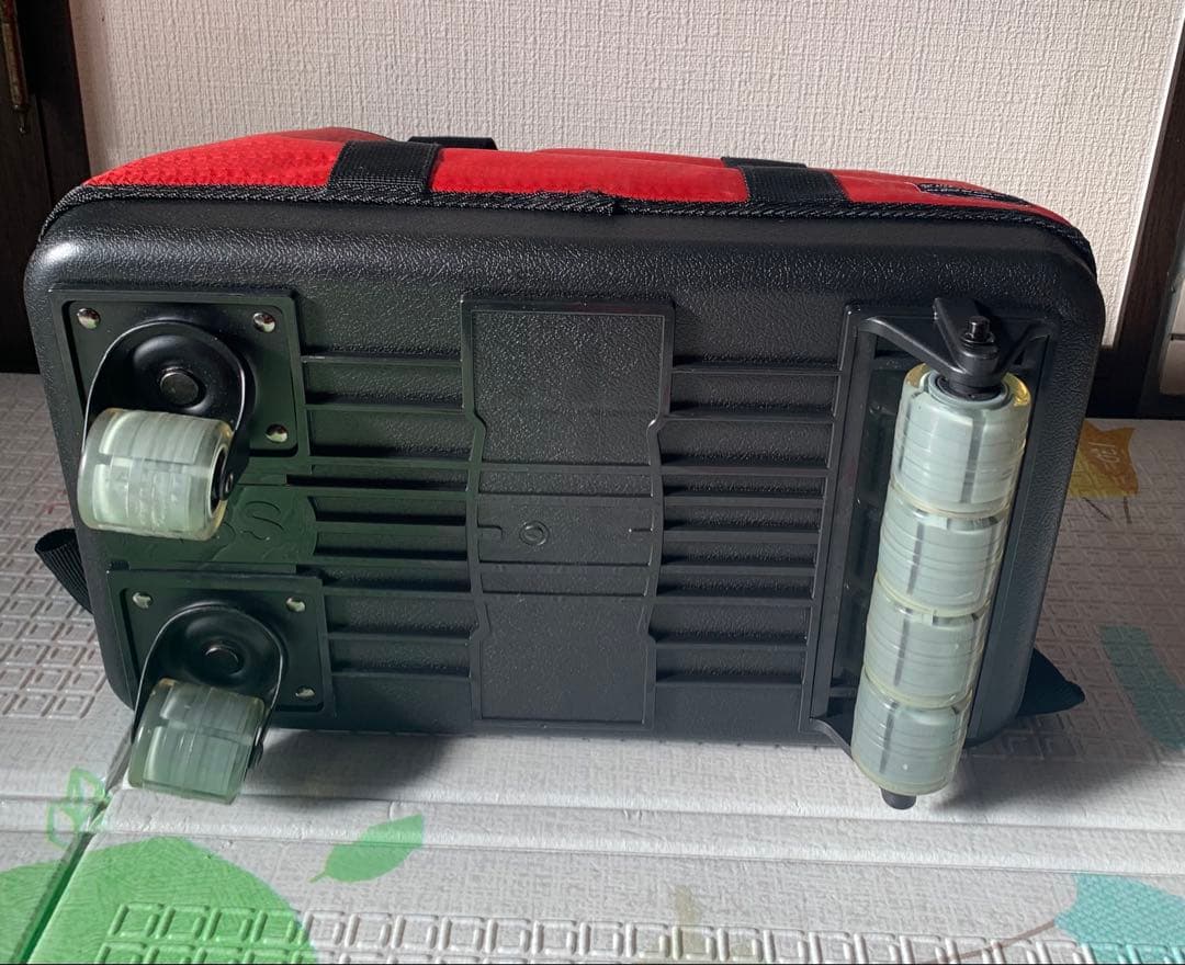 新品　PRO-AM 3WAY ボウリング　ボーリング　バッグ キャスター2球　赤