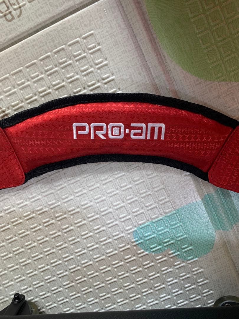 新品　PRO-AM 3WAY ボウリング　ボーリング　バッグ キャスター2球　赤