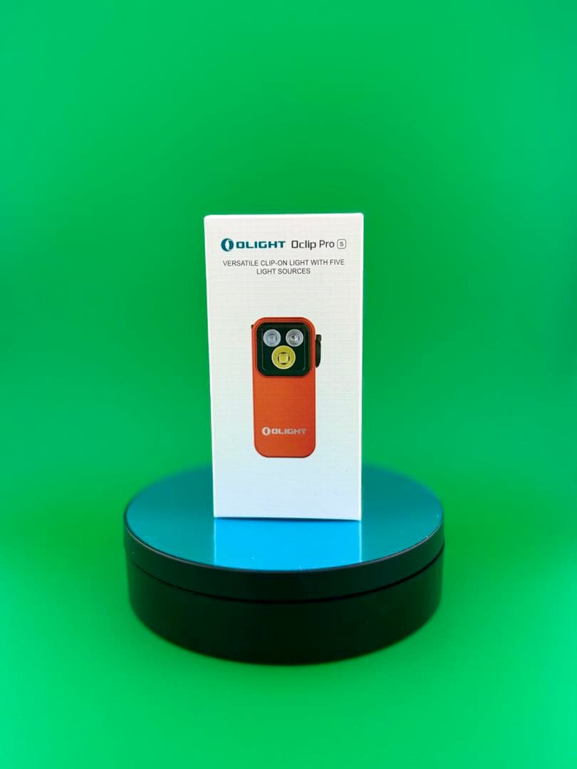 オーライト olight Oclip Pro S UV & RGB オレンジ