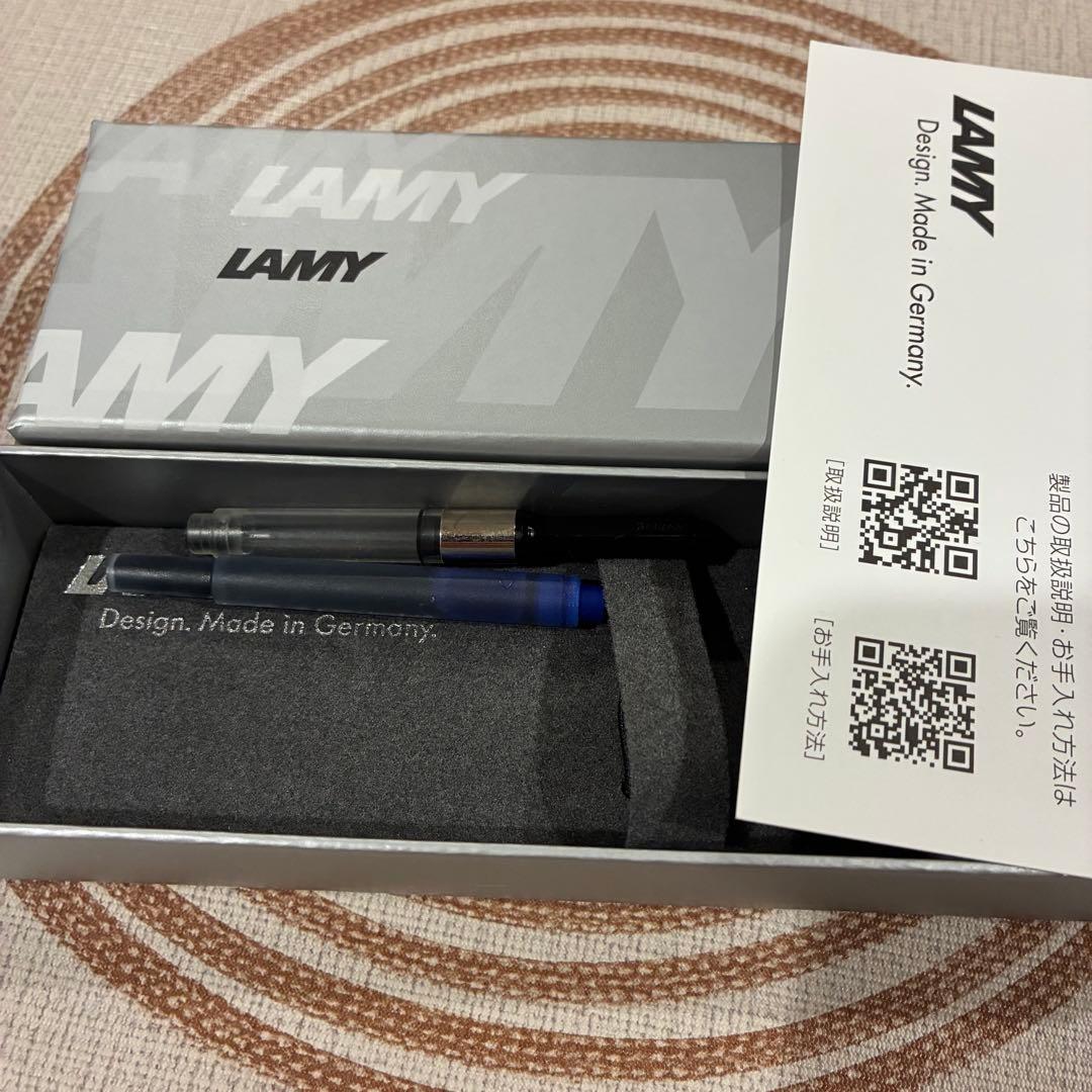 LAMY スカラ 万年筆 ステンレス