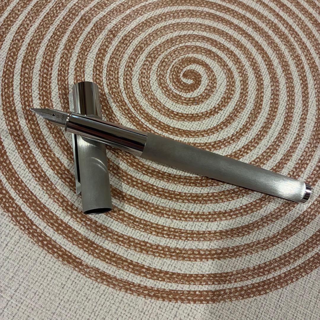 LAMY スカラ 万年筆 ステンレス