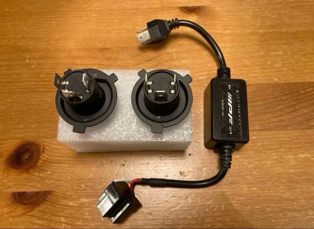 LED バルブ ヘッドライト 4000K ハイビーム インジケーター H4