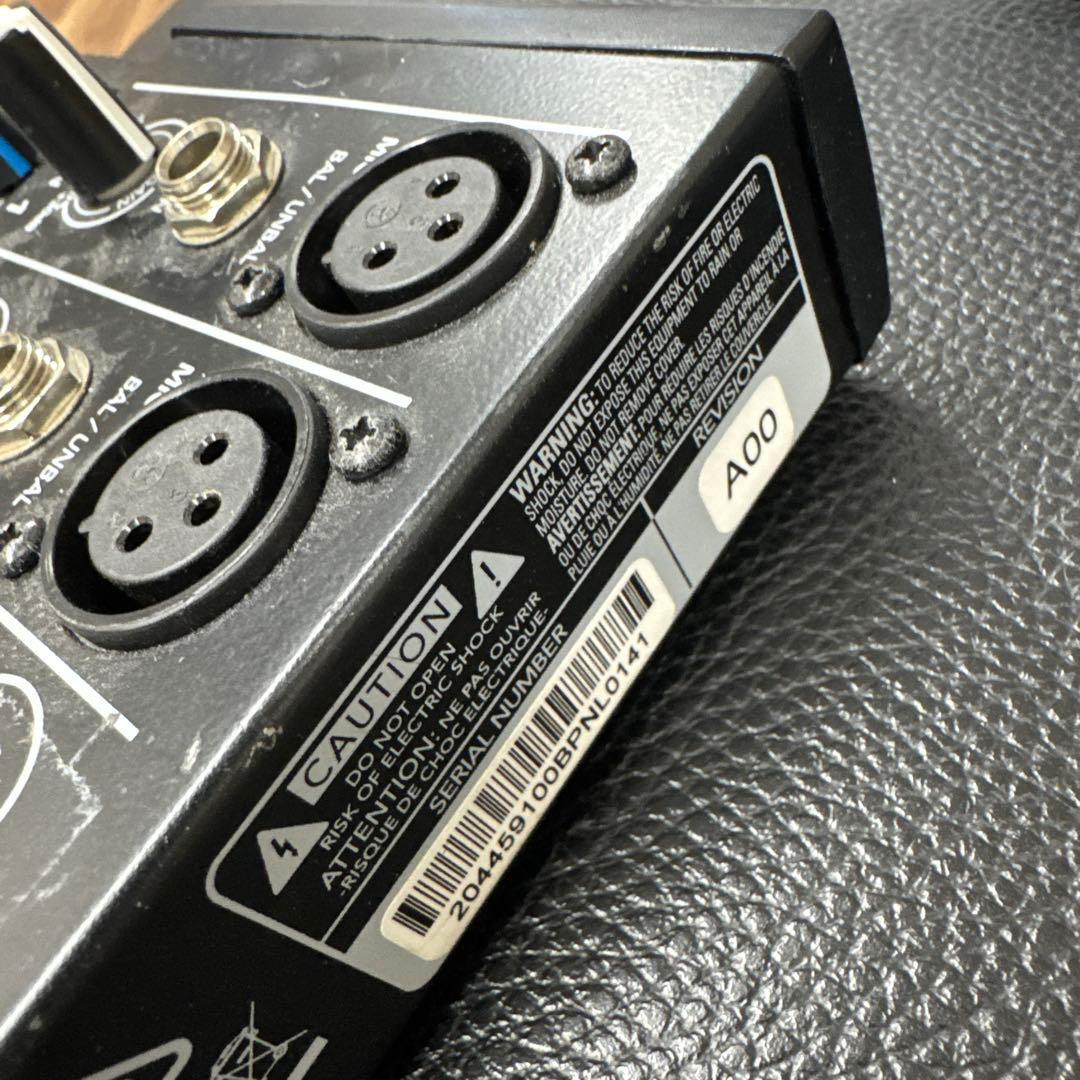 Mackie Mix8 8ch コンパクトアナログミキサー アダプター＋ケース付