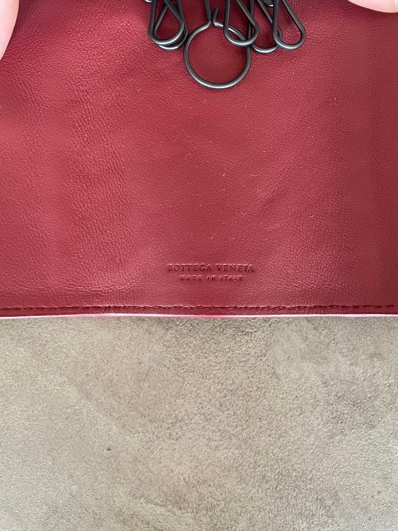 箱付き　BOTTEGA VENETA キーケース　レッド
