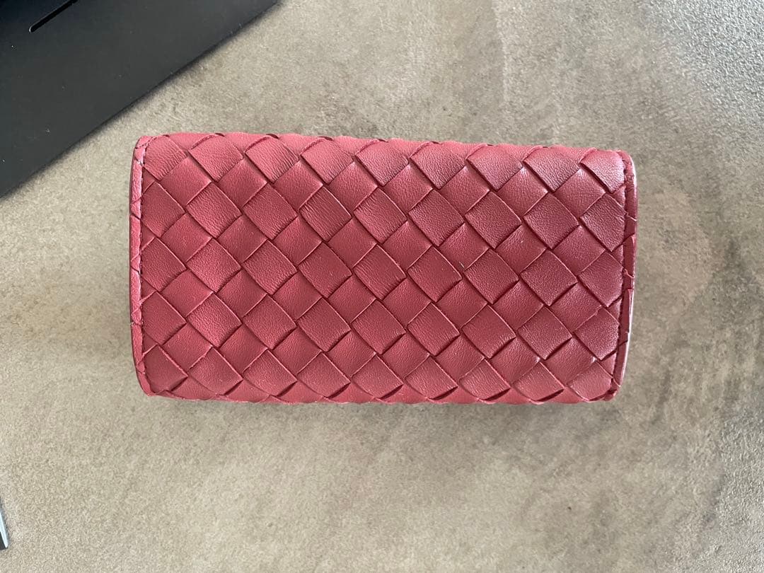 箱付き　BOTTEGA VENETA キーケース　レッド