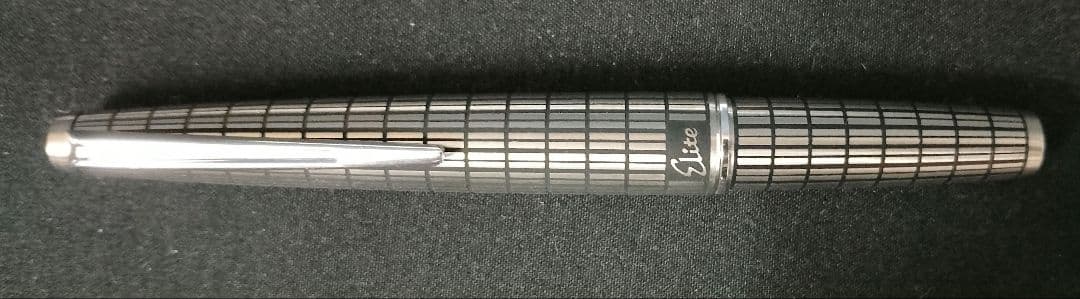 PILOT パイロット Elite エリート 万年筆 格子柄 18K F