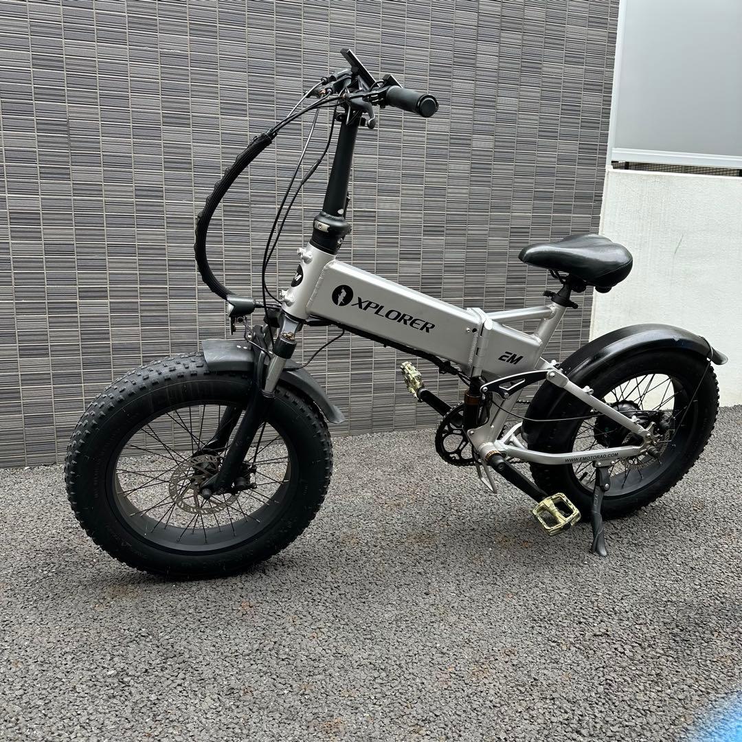 XPLORER EM 電動アシスト自転車 シルバー　トルクセンサー不良ジャンク