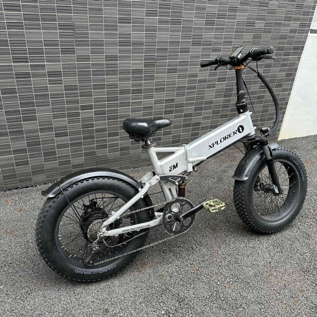 XPLORER EM 電動アシスト自転車 シルバー　トルクセンサー不良ジャンク