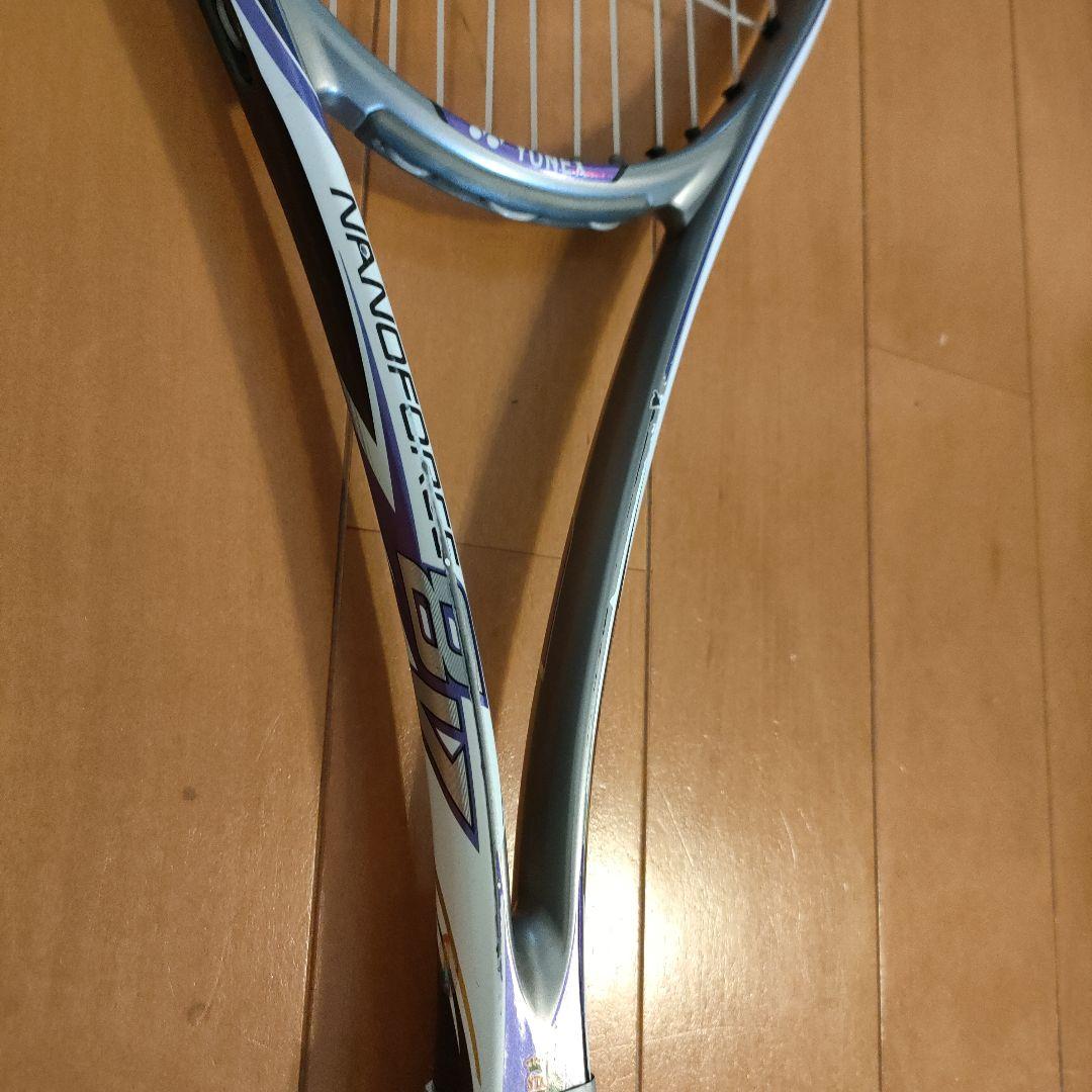 YONEX NANOFORCE REV 8v 軟式テニスラケット　紫色