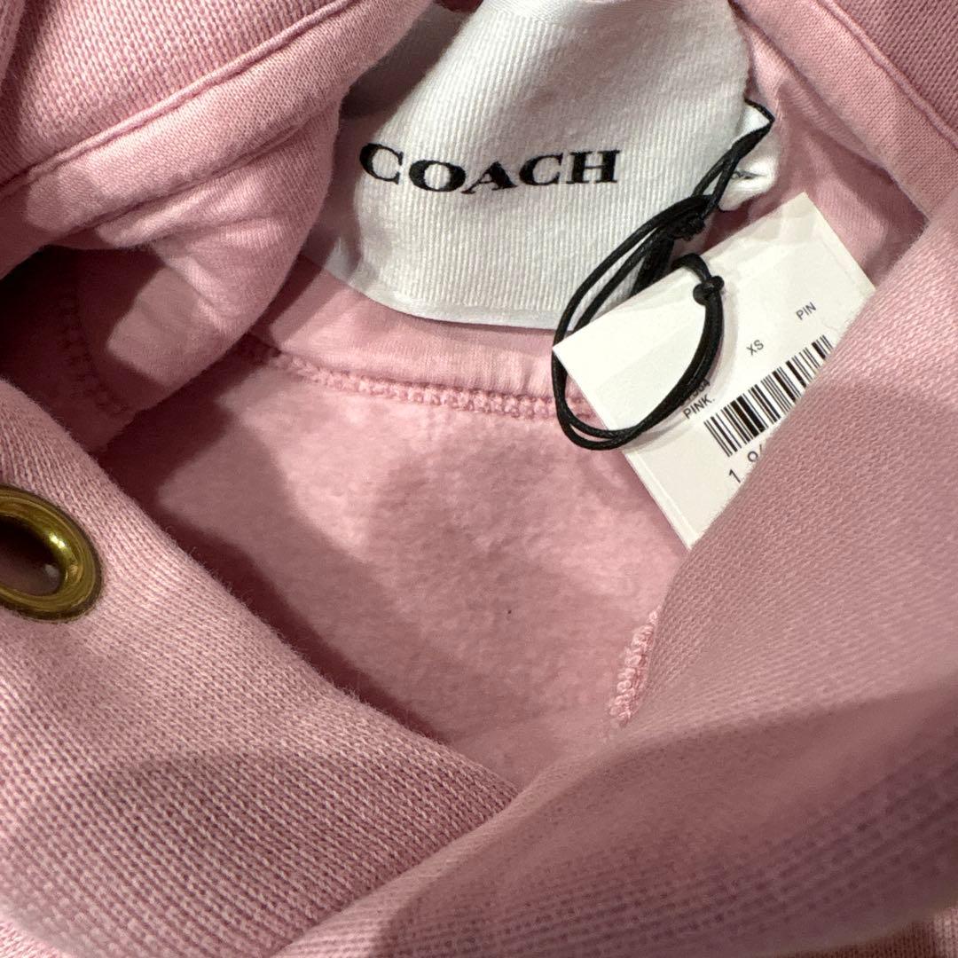 新品coach裏起毛オーバーサイズド シグネチャー　パーカー