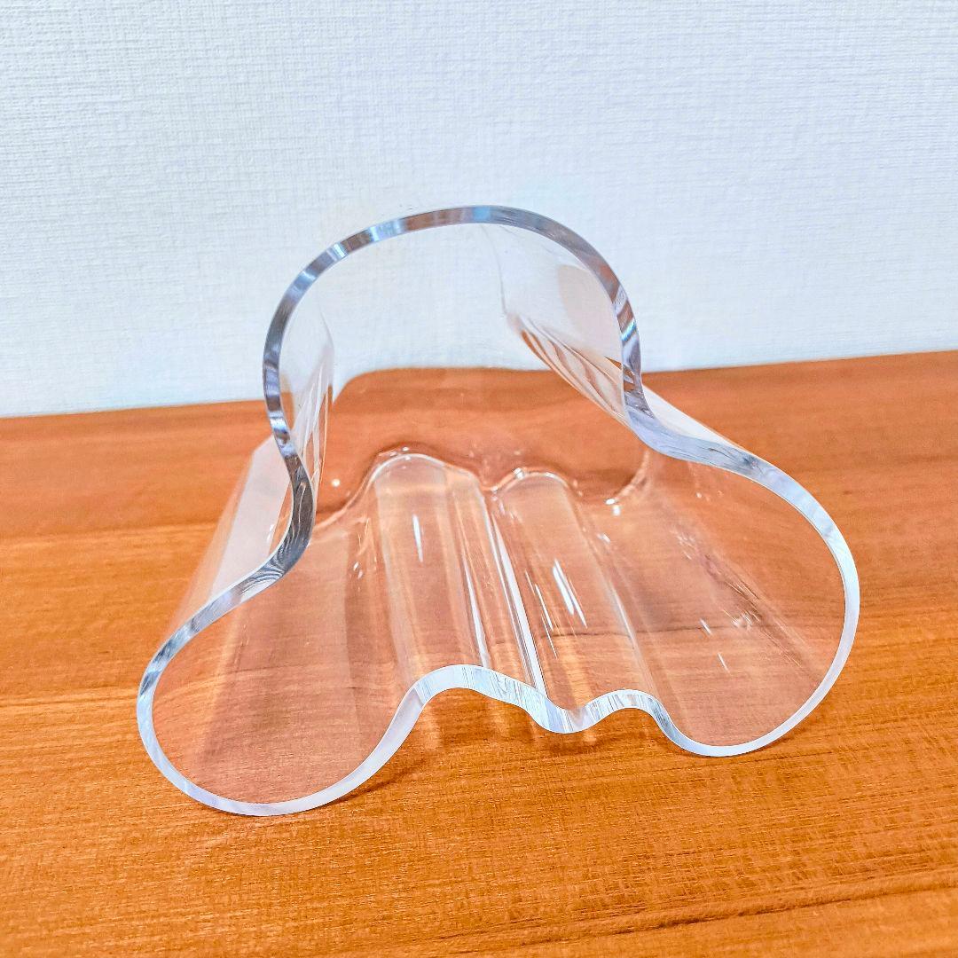  イッタラアアルトフラワーベース クリア　120mm