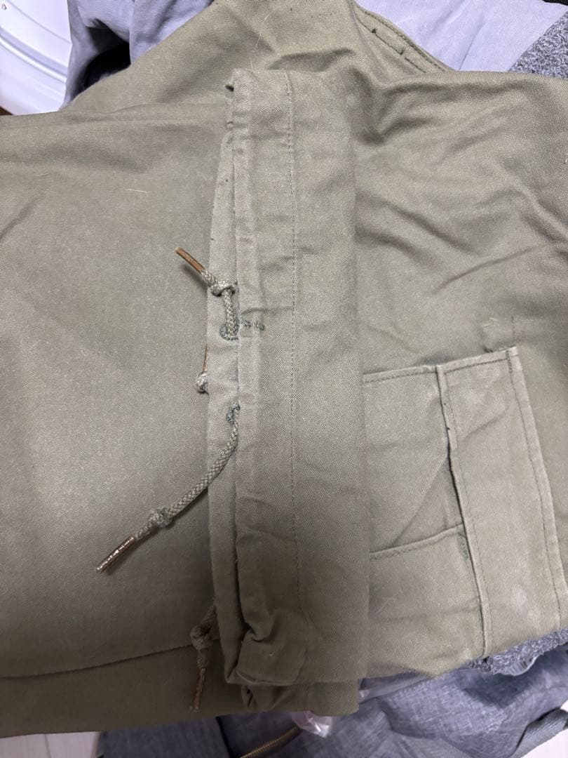 初期　60s M65 アルミジップ　USARMY ミリタリーパンツ
