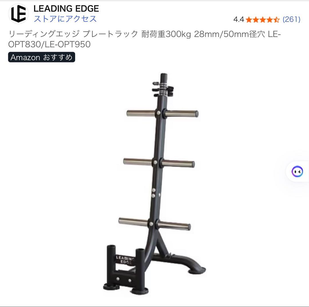 LEADING EDGE プレートラック 300kg 耐荷重