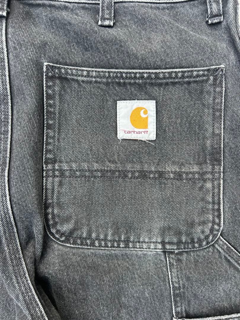 CARHARTT シングルニー　ペインターパンツ　ブラックデニム　32