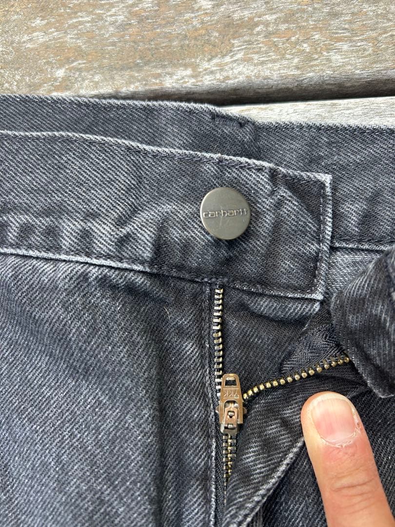 CARHARTT シングルニー　ペインターパンツ　ブラックデニム　32