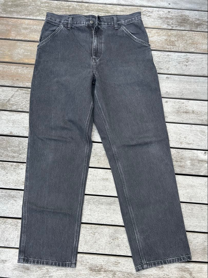 CARHARTT シングルニー　ペインターパンツ　ブラックデニム　32