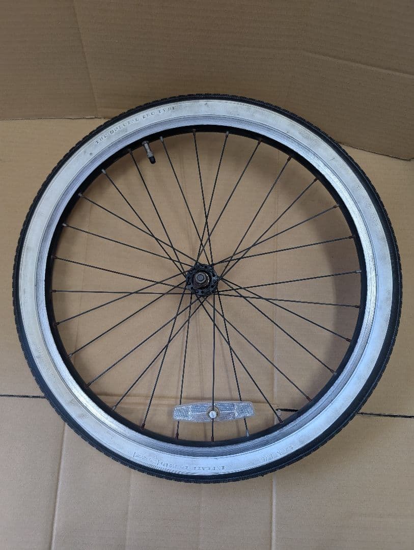 22インチ　ジュニアマウンテン　22×1.75タイヤホイール前後セット