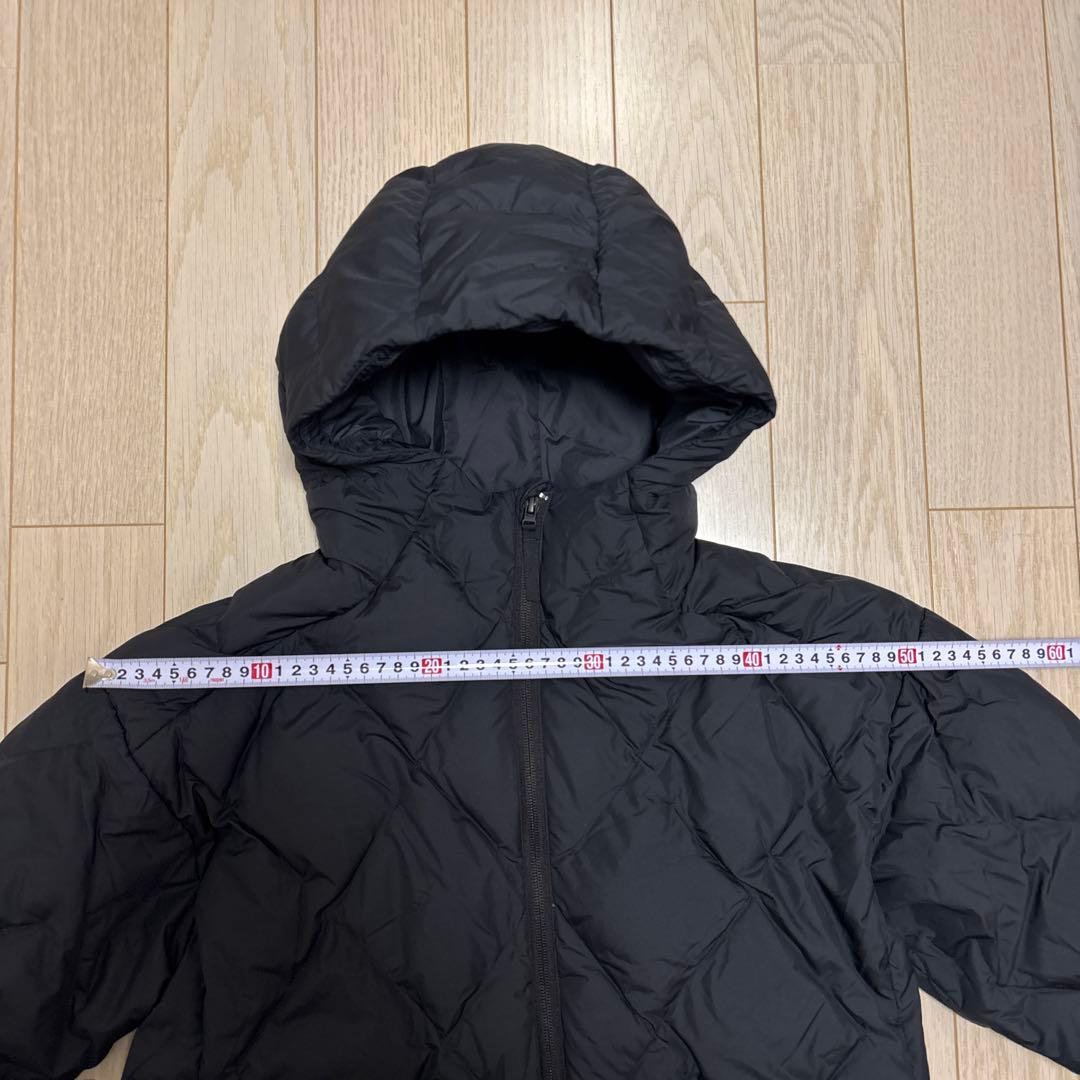 【美品】アディダス adidas ブラック ロング ライトダウン ジャケット