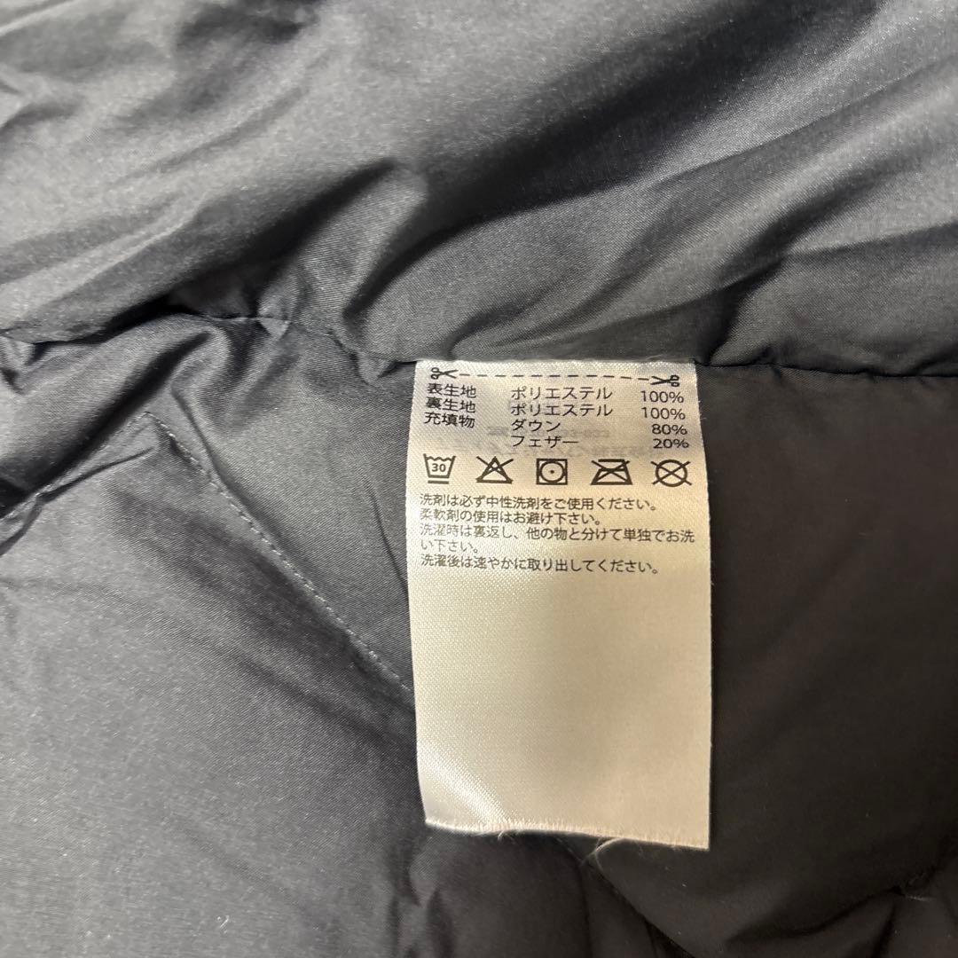 【美品】アディダス adidas ブラック ロング ライトダウン ジャケット