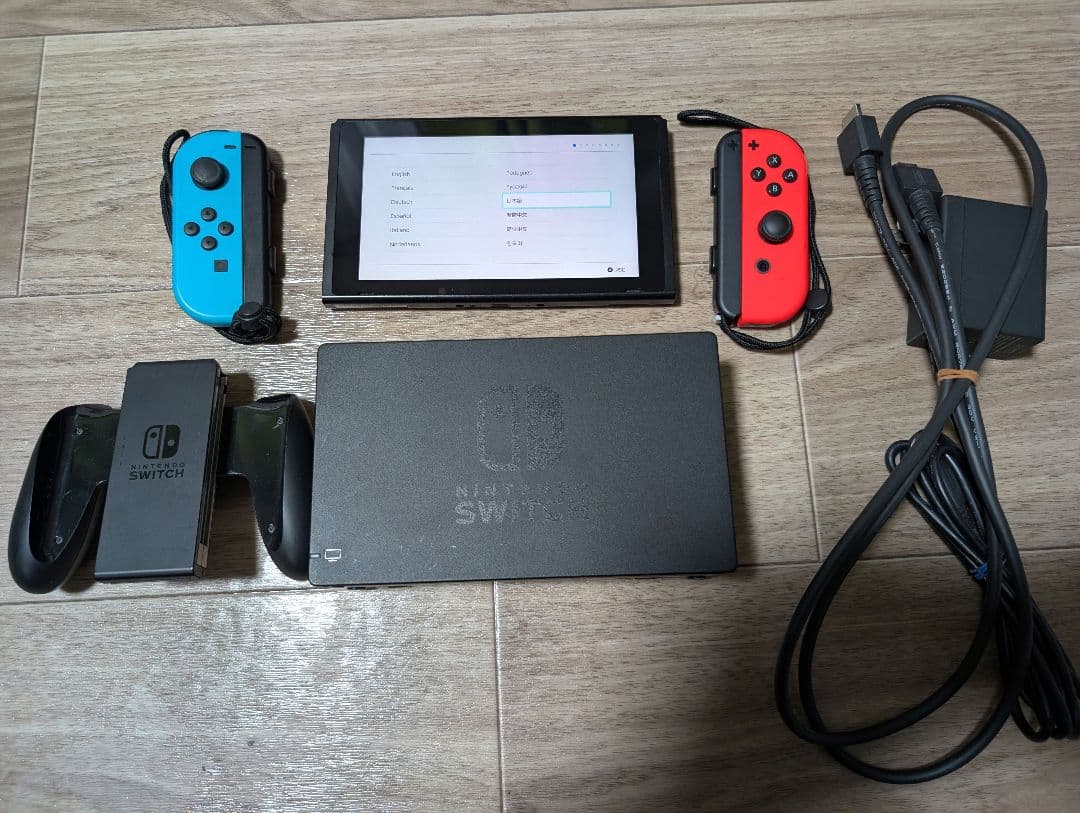 Nintendo Switch 新型 バッテリー強化版 本体セット 箱なし
