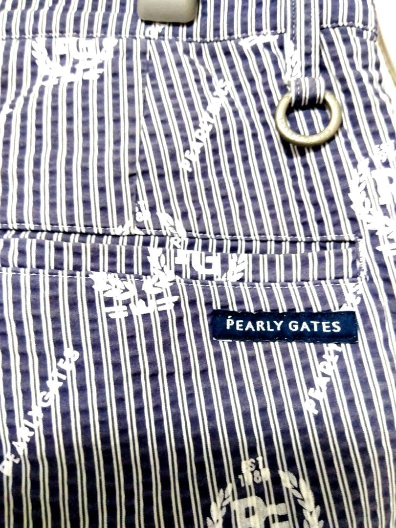新品✨PEARLY GATESストライプ柄 ゴルフパンツ メンズ