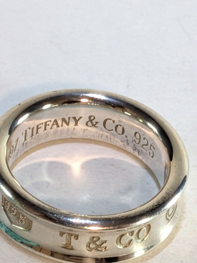 Tiffany & Co. シルバー925　ナローリング　ミディアム