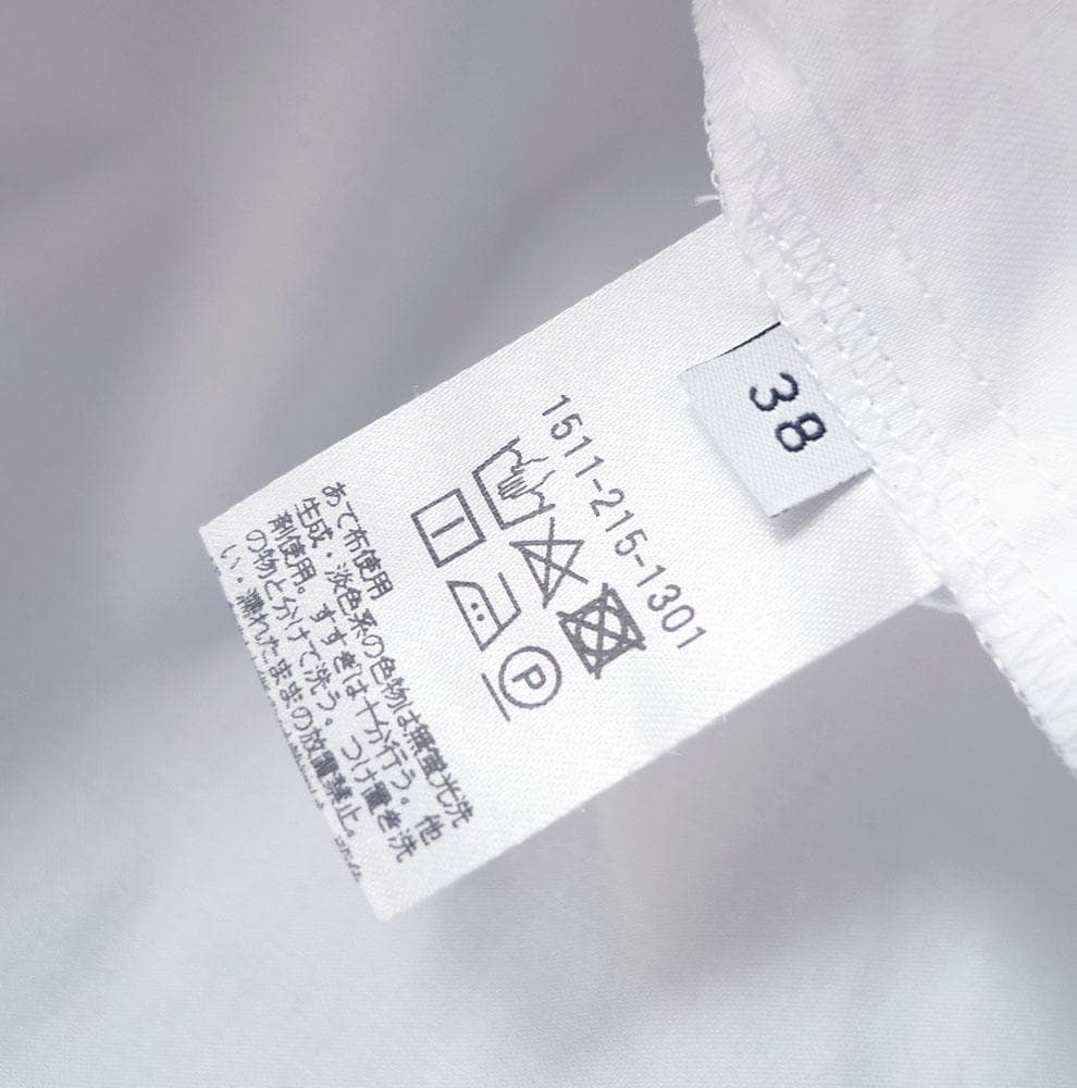 美品 ユナイテッドアローズTOKYO 2万 バンドカラーブラウス シャツ 369