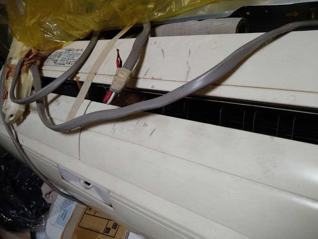 sale使用浅／20畳用Mitsubishi霧ヶ峰エアコン本体室外機単相200v
