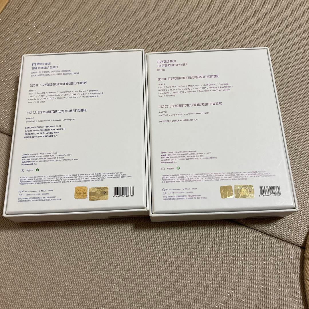 BTS LOVE YOUR SELF NY Europe Blu-ray トレカ