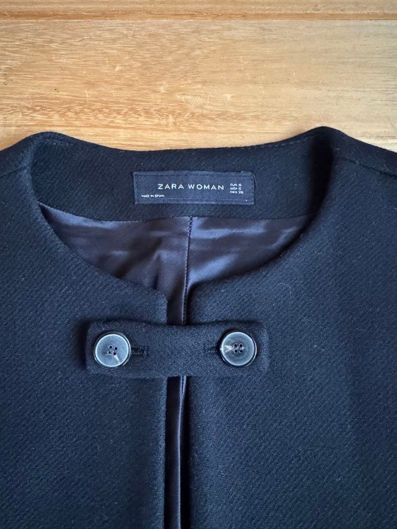 極美品⭐︎ZARA WOMAN ウールケープコート