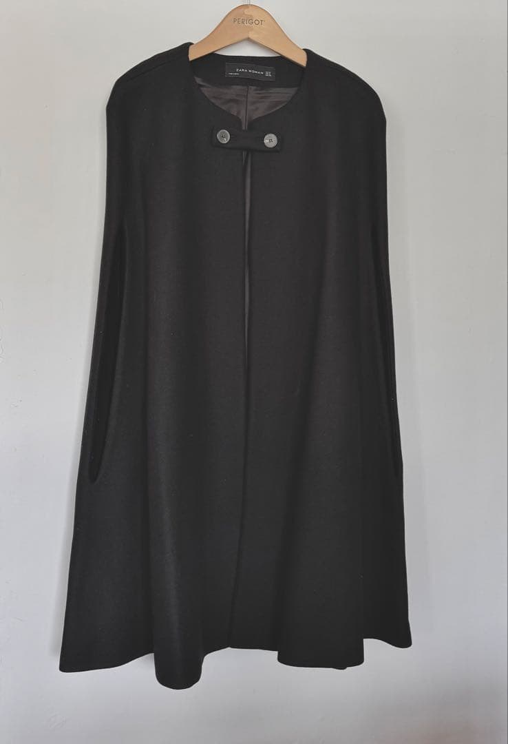 極美品⭐︎ZARA WOMAN ウールケープコート