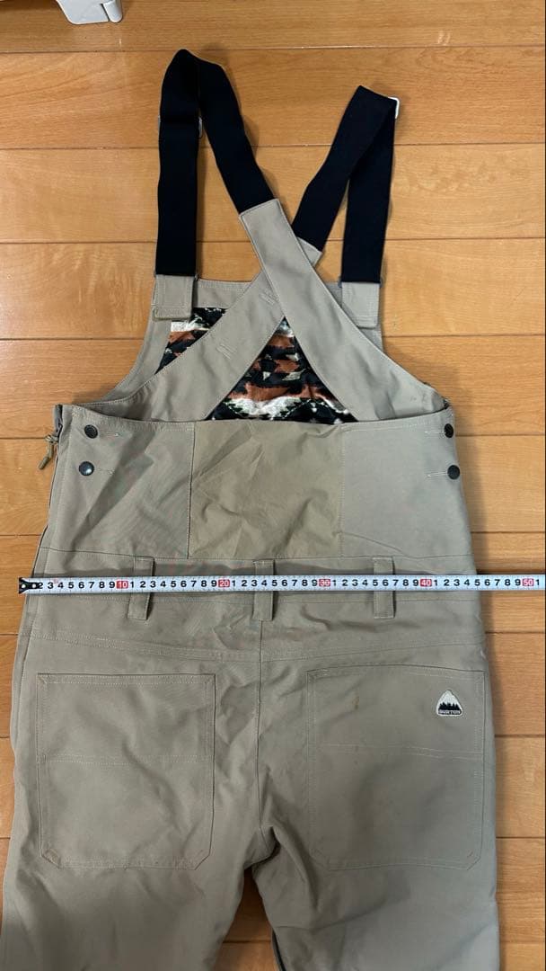 BURTON ビブパンツ Sサイズ　レディース　バートン　ベージュ
