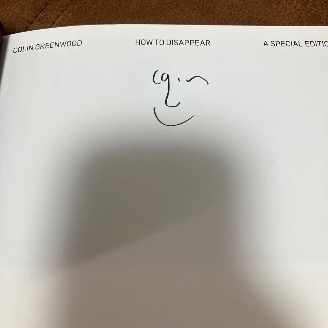 レディオヘッド写真集　特装版　COLIN GREENWOOD 直筆サイン入り