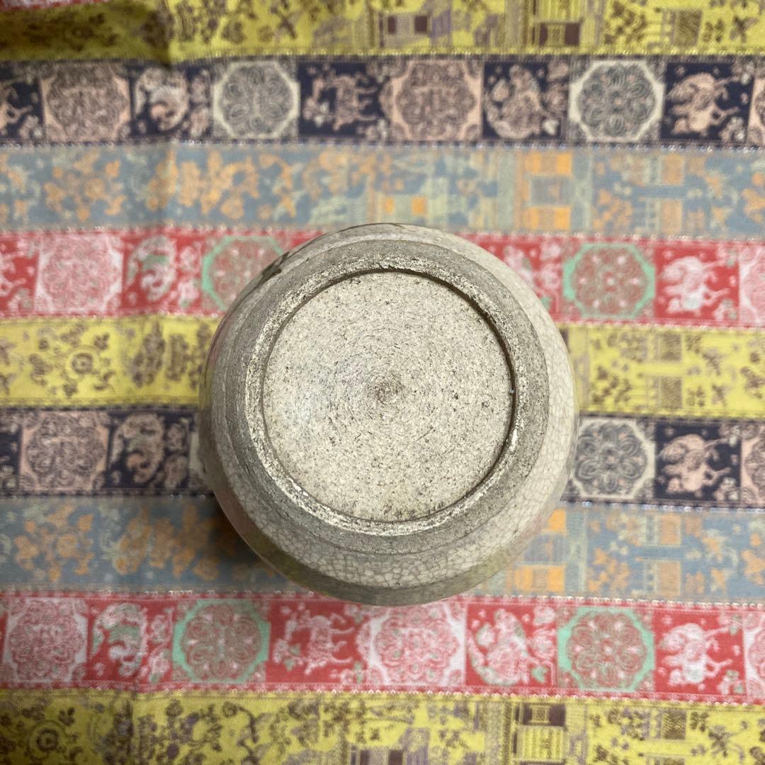 徳利　酒器　一輪挿し　古瀬戸　江戸　口に傷　￼高12￼口2.8高台3.8CM