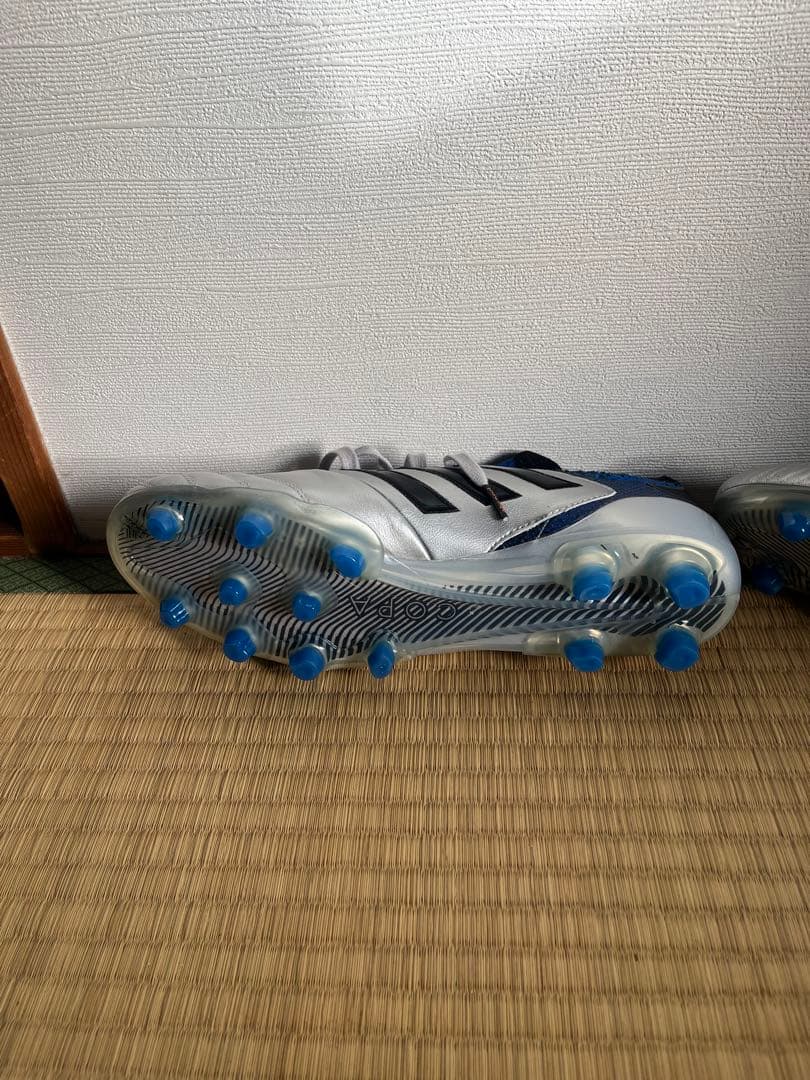 adidas Copa シルバー/ブルー スパイク