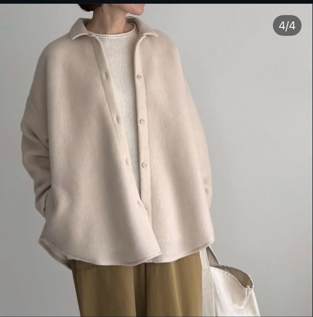 ジャケット・アウター argue WOOL FLEECE W-FACE SHIRTS COAT