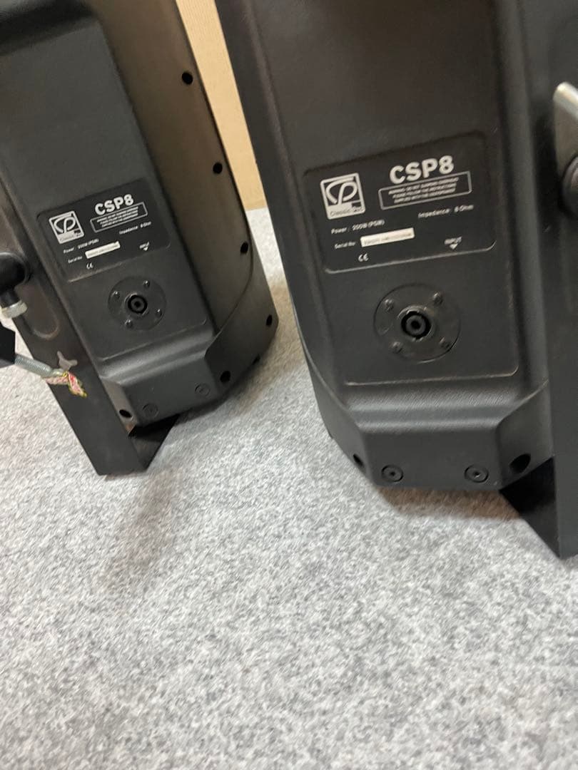 【美品・ブラケット付】CLASSIC PRO CSP8 パッシブスピーカー ペア