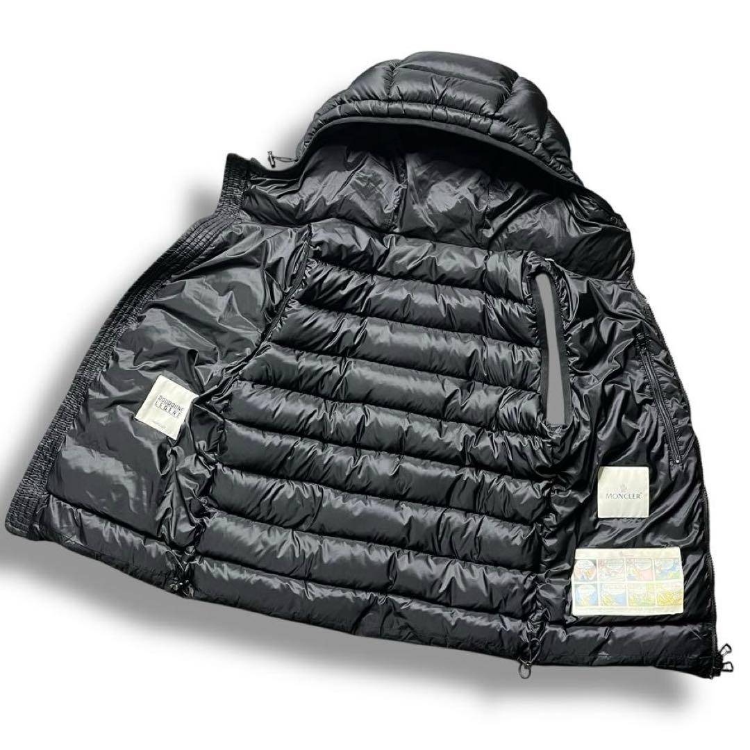 美品 MONCLER RAGILET ダウンベスト ナイロン ロゴ アウター
