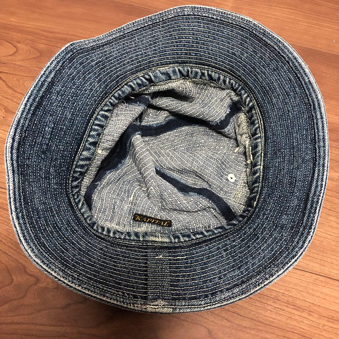 美品　kapital デニム バケットハット