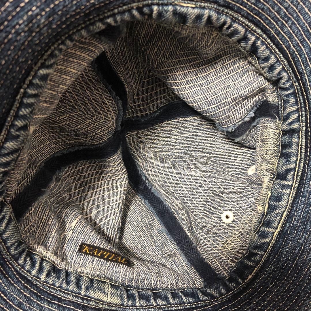 美品　kapital デニム バケットハット