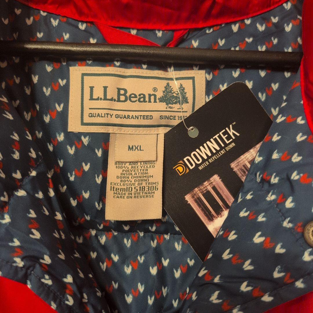 新品 L.L.Bean ダウンベストMXL