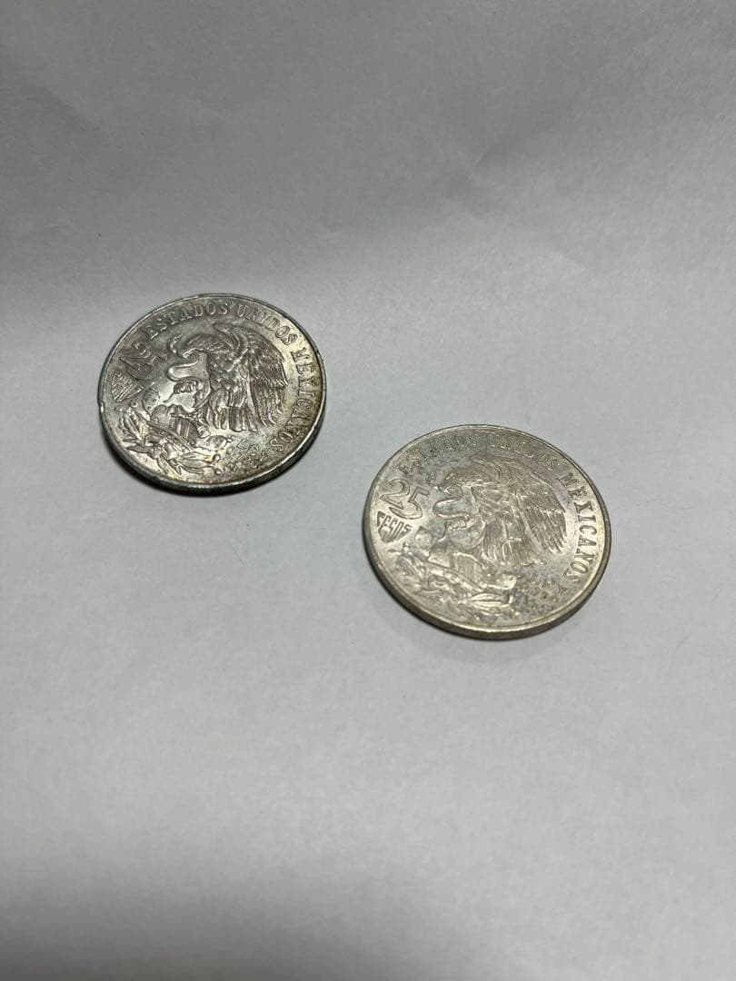 メキシコオリンピック記念硬貨25ペソ　1968年 2枚