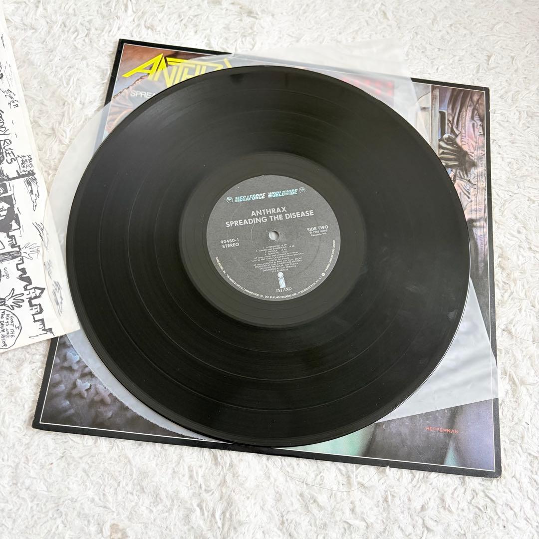 ANTHRAX SPREADING THE DISEASE レコード