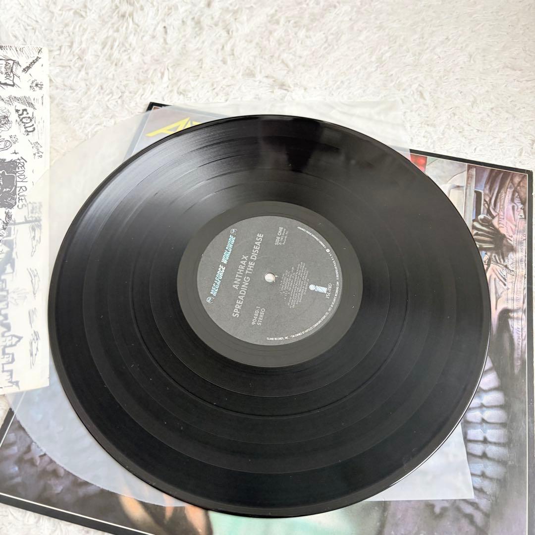 ANTHRAX SPREADING THE DISEASE レコード