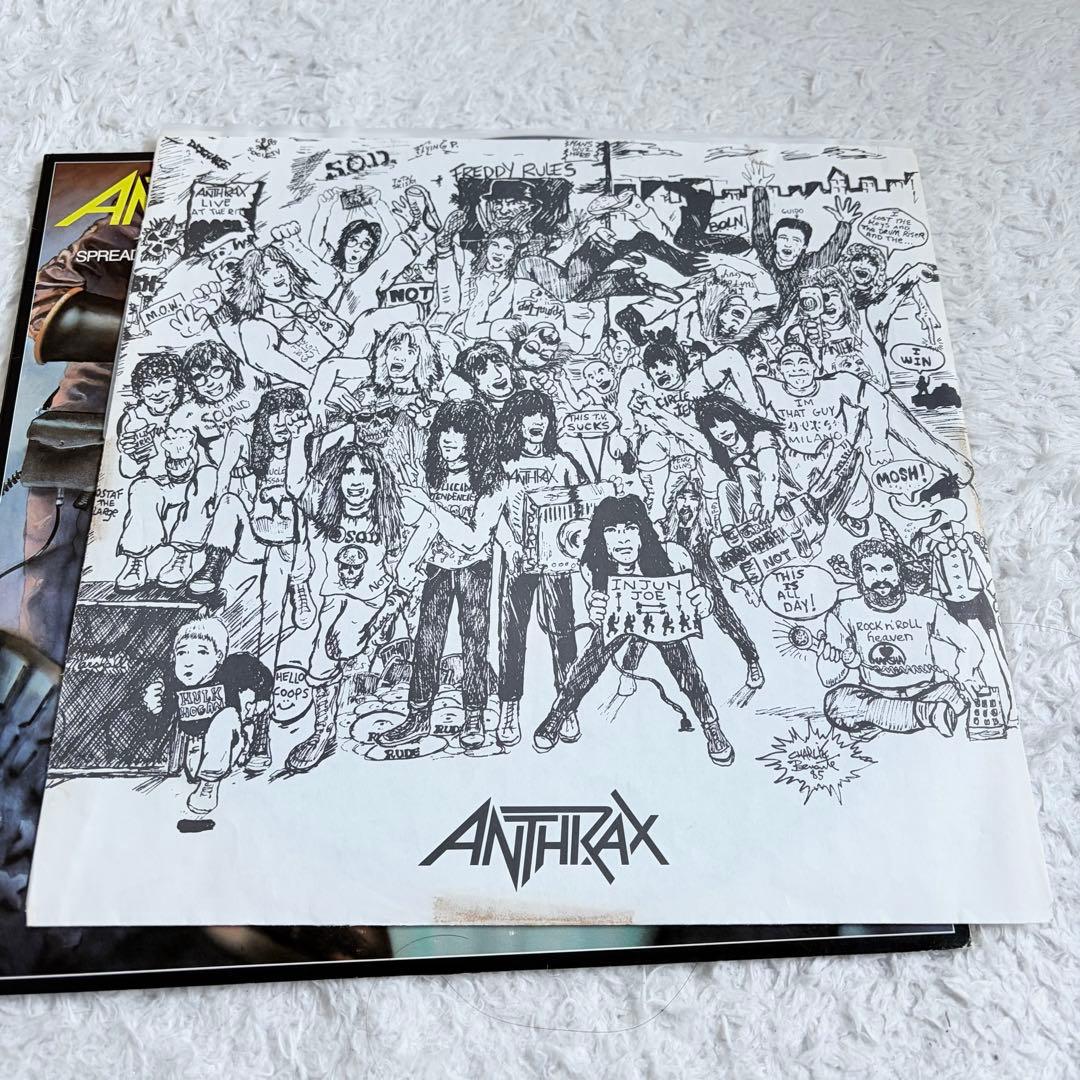 ANTHRAX SPREADING THE DISEASE レコード