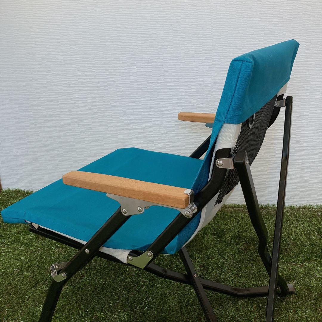 ターコイズ 2脚分 ローチェアショート用 シートカバー 8号帆布 スノーピーク